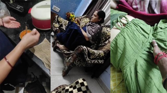 Tamil Nadu Son Groping his mom’s boobs while she is sleeping