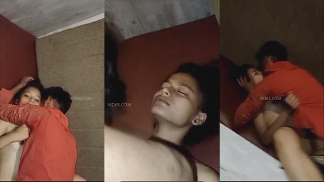 Horny College Girl Hot Fucking With Lover