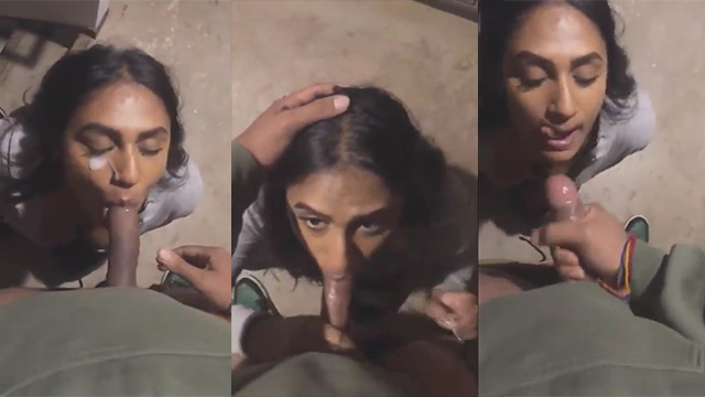 Desi Girl Outdoor Cock Sucking Cum On Face