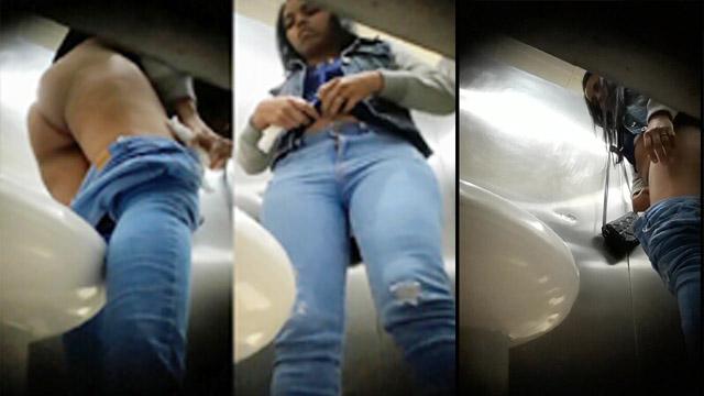 Hot Tamil Girl Restroom Nude Peeing CCTV Viral