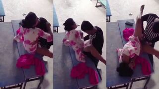 Tamil college lovers fucking inside abandoned classroom
