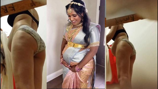 Telugu Pregnant Dusky Wife Secret Bathroom Pee Cam Viral