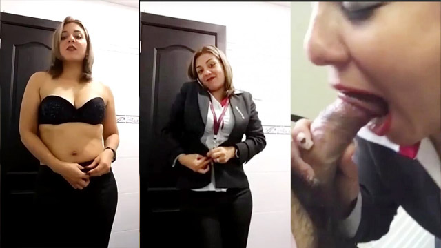 HR Manager Intense Affair CEO Blowjob In Office
